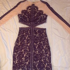 Formal lace/mesh dress